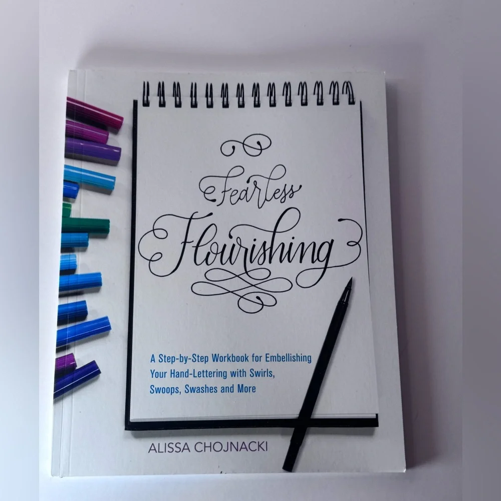 Fearless Flourishing: Workbook for Hand Lettering - Picture 2 of 9